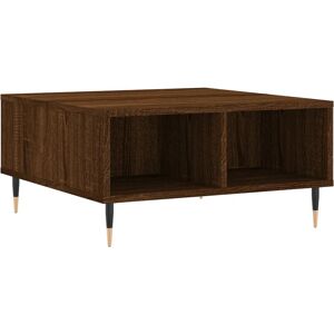 Masă de cafea din stejar maro vidaXL - Masă laterală, colț și de canapea Masă de cafea din stejar maro vidaXL - Masă laterală, colț și de canapea