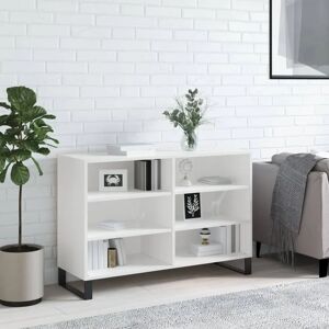 vidaXL White High Gloss Sideboard - Storage Cabinet - Modern Design vidaXL White High Gloss Sideboard - Storage Cabinet - Modern Design