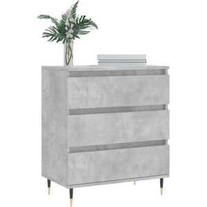 MAISONCHIC Credenza - Durable engineered wood, Gray cement, 60x35x70 cm - Credenza MAISONCHIC Credenza - Durable engineered wood, Gray cement, 60x35x70 cm - Credenza