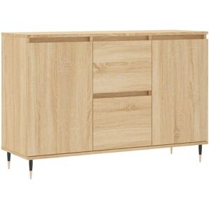 vidaXL Sonoma Eichen Sideboard - Stauraumbrett im Wohnzimmer vidaXL Sonoma Eichen Sideboard - Stauraumbrett im Wohnzimmer