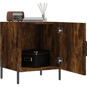 vidaXL Smoked Oak Bedside Cabinet Set of 2 - Bedside Table Nightstand Bedroom Furniture vidaXL Smoked Oak Bedside Cabinet Set of 2 - Bedside Table Nightstand Bedroom Furniture