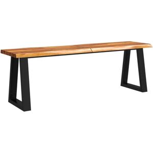 vidaXL Dining Bench with Live Edge Solid Wood Acacia vidaXL Dining Bench with Live Edge Solid Wood Acacia
