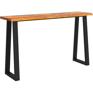 vidaXL Solid Wood Acacia Console Table with Live Edge - 140x40x80 cm vidaXL Solid Wood Acacia Console Table with Live Edge - 140x40x80 cm