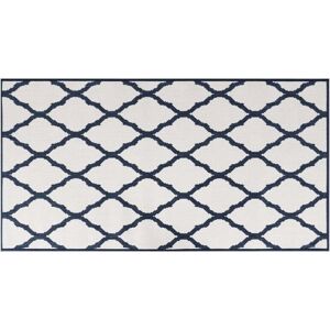 vidaXL Outdoor Rug Navy White 80x150 cm - Outdoor Rug vidaXL Outdoor Rug Navy White 80x150 cm - Outdoor Rug