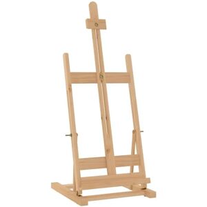 vidaXL Art Easel Solid Pine Wood Adjustable Table - Art Easel vidaXL Art Easel Solid Pine Wood Adjustable Table - Art Easel