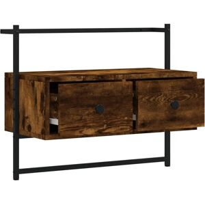 vidaXL 833455 Smoked Oak Wall-mounted TV Cabinet - TV furniture vidaXL 833455 Smoked Oak Wall-mounted TV Cabinet - TV furniture