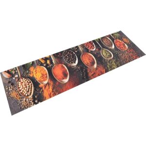 vidaXL Kitchen Rug Washable Spoons & Spices - 45x150 cm Multi coloured vidaXL Kitchen Rug Washable Spoons & Spices - 45x150 cm Multi coloured