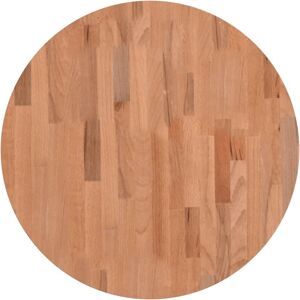 vidaXL 60cm Round Beech Wood Tabletop - Table Top vidaXL 60cm Round Beech Wood Tabletop - Table Top