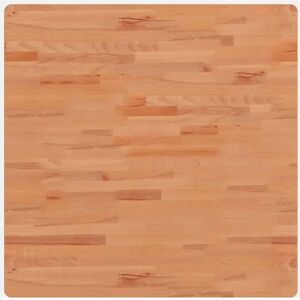 vidaXL Tafelblad - 80x80x2,5 cm Vierkant Massief Beukenhouten vidaXL Tafelblad - 80x80x2,5 cm Vierkant Massief Beukenhouten