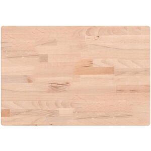 vidaXL Solid Beech Wood Bathroom Countertop - 60x40x2.5 cm vidaXL Solid Beech Wood Bathroom Countertop - 60x40x2.5 cm