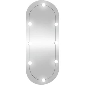 vidaXL Silver Oval Wall Mirror 40x90cm - Modern Design vidaXL Silver Oval Wall Mirror 40x90cm - Modern Design