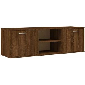vidaXL Brown Oak TV Cabinet - TV Unit - 120x34x37 cm vidaXL Brown Oak TV Cabinet - TV Unit - 120x34x37 cm