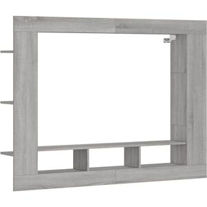 vidaXL Grey Sonoma TV Cabinet - Engineered Wood Media Console vidaXL Grey Sonoma TV Cabinet - Engineered Wood Media Console