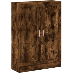 vidaXL Book Cabinet - Smoked Oak - 82.5x30.5x115 cm - Engineered Wood - Book Type Furniture vidaXL Book Cabinet - Smoked Oak - 82.5x30.5x115 cm - Engineered Wood - Book Type Furniture