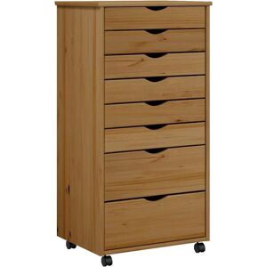 vidaXL Honey Brown Office Cabinet with Drawers - Office Cabinet vidaXL Honey Brown Office Cabinet with Drawers - Office Cabinet