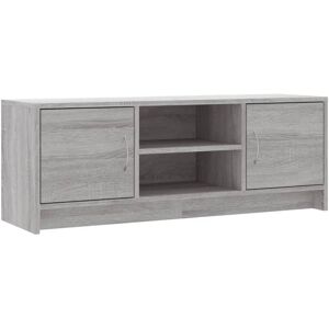 vidaXL Grey Sonoma TV Cabinet - 102x30x37.5 cm - TV Stand Media Console vidaXL Grey Sonoma TV Cabinet - 102x30x37.5 cm - TV Stand Media Console