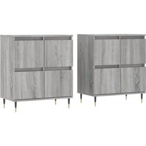vidaXL Graues Sonoma Sideboard - Wohnzimmer Stauraum vidaXL Graues Sonoma Sideboard - Wohnzimmer Stauraum