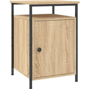 vidaXL Bedside Cabinet Sonoma Oak - Bedside Cabinet - Bedroom Furniture vidaXL Bedside Cabinet Sonoma Oak - Bedside Cabinet - Bedroom Furniture