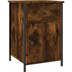 vidaXL Nattbord - Røket eik - Nattbord, Sengebord - Nattbord vidaXL Nattbord - Røket eik - Nattbord, Sengebord - Nattbord