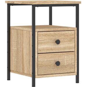 vidaXL Nightstand Sonoma Oak - Nightstand vidaXL Nightstand Sonoma Oak - Nightstand