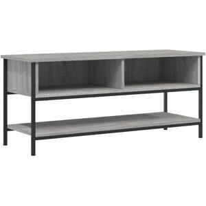 vidaXL Grey Sonoma TV Cabinet 100x35x45 cm Engineered Wood - TV Cabinet vidaXL Grey Sonoma TV Cabinet 100x35x45 cm Engineered Wood - TV Cabinet