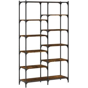 vidaXL 832790 Étagère en Chêne Fumé - Salon vidaXL 832790 Étagère en Chêne Fumé - Salon