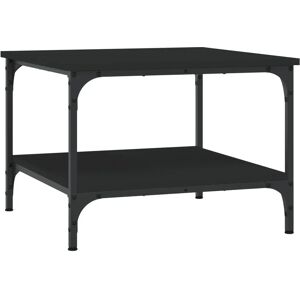 vidaXL Table basse noire 55x55x40 cm - Coffee Table - Publicité vidaXL Table basse noire 55x55x40 cm - Coffee Table - Publicité