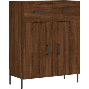 vidaXL Brown Oak Sideboard - Storage Cabinet & Cupboard - 69.5x34x90 cm vidaXL Brown Oak Sideboard - Storage Cabinet & Cupboard - 69.5x34x90 cm