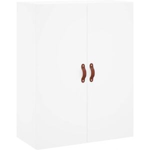 vidaXL White Engineered Wood Wall Mounted Cabinet - Storage Solution vidaXL White Engineered Wood Wall Mounted Cabinet - Storage Solution