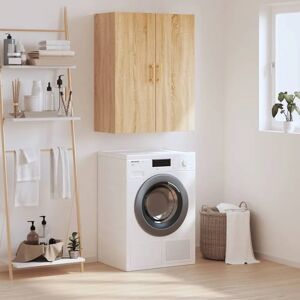 vidaXL Sonoma Oak Wall Mounted Cabinet - Engineered Wood - Stylish Storage vidaXL Sonoma Oak Wall Mounted Cabinet - Engineered Wood - Stylish Storage