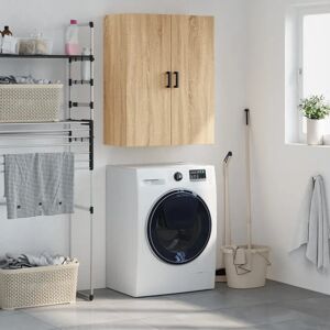 vidaXL Sonoma Oak Wall Mounted Cabinet - Wall Mounted Storage vidaXL Sonoma Oak Wall Mounted Cabinet - Wall Mounted Storage