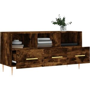 vidaXL TV Cabinet Smoked Oak - TV cabinet vidaXL TV Cabinet Smoked Oak - TV cabinet