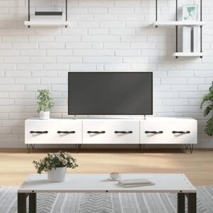 vidaXL White 150x36x30 cm Engineered Wood TV Cabinet - TV Type vidaXL White 150x36x30 cm Engineered Wood TV Cabinet - TV Type