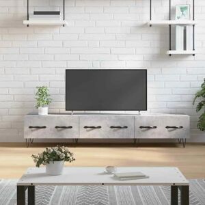 vidaXL Concrete Grey TV Cabinet - Media Storage & Modern Design vidaXL Concrete Grey TV Cabinet - Media Storage & Modern Design