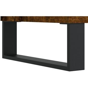 vidaXL Smoked Oak Desk - 140x50x75 cm - Office Table vidaXL Smoked Oak Desk - 140x50x75 cm - Office Table