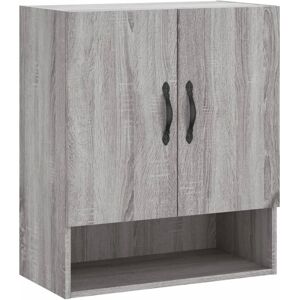 vidaXL Wall Cabinet Grey Sonoma - Wall Storage & Display Cabinet vidaXL Wall Cabinet Grey Sonoma - Wall Storage & Display Cabinet