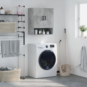 vidaXL Grey Wall Cabinet 60x31x70 cm - Storage & Decor vidaXL Grey Wall Cabinet 60x31x70 cm - Storage & Decor