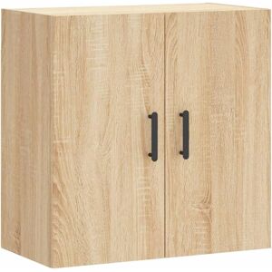 Armoire murale vidaXL Chêne Sonoma - Rangement & Présentation - Bois d'ingénierie Blanc Armoire murale vidaXL Chêne Sonoma - Rangement & Présentation - Bois d'ingénierie Blanc