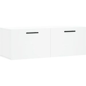 vidaXL White Engineered Wood Wall Cabinet - Storage Solution vidaXL White Engineered Wood Wall Cabinet - Storage Solution