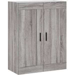 vidaXL Grey Sonoma Wall Mounted Cabinet - Storage & Display vidaXL Grey Sonoma Wall Mounted Cabinet - Storage & Display