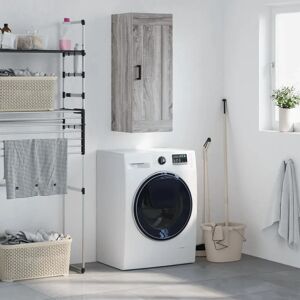 MAISONCHIC Armadietto da bagno - Wall Cabinet - Grey Sonoma - 34.5x34x90 cm MAISONCHIC Armadietto da bagno - Wall Cabinet - Grey Sonoma - 34.5x34x90 cm