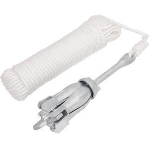 vidaXL Foldable Anchor with Rope - 2.5kg - Watercraft Accessory vidaXL Foldable Anchor with Rope - 2.5kg - Watercraft Accessory