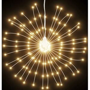 vidaXL Christmas Starburst Lights - 140 LEDs, Warm White, 8 pcs - Christmas Lights vidaXL Christmas Starburst Lights - 140 LEDs, Warm White, 8 pcs - Christmas Lights