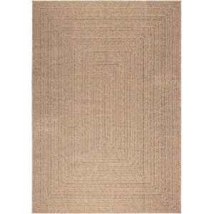 vidaXL Brown Jute Look Indoor Outdoor Rug 160x230cm - Carpet vidaXL Brown Jute Look Indoor Outdoor Rug 160x230cm - Carpet