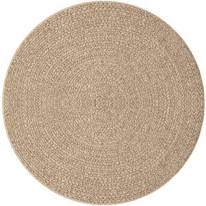 vidaXL ZIZUR 120cm Jute Look Rug - Indoor Outdoor Round Mat vidaXL ZIZUR 120cm Jute Look Rug - Indoor Outdoor Round Mat