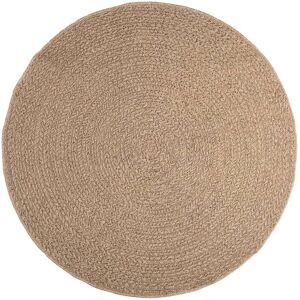 vidaXL 160 cm Round Jute Look Rug - Indoor Outdoor Floor Carpet vidaXL 160 cm Round Jute Look Rug - Indoor Outdoor Floor Carpet