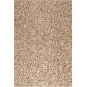 vidaXL ZIZUR 120x170 cm Jute Look Rug - Indoor Outdoor Round Floor Carpet vidaXL ZIZUR 120x170 cm Jute Look Rug - Indoor Outdoor Round Floor Carpet