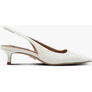 Steve Madden Kari Slingback - Hvit - 4 cm Hæl - Fottøy Steve Madden Kari Slingback - Hvit - 4 cm Hæl - Fottøy