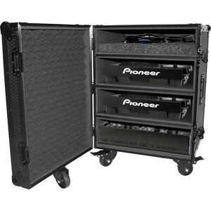 UDG Ultimate Flightcase 4 CDJ / Mixer - Black Plus - Flightcase UDG Ultimate Flightcase 4 CDJ / Mixer - Black Plus - Flightcase