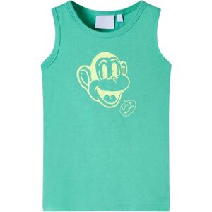 vidaXL Kids' Tank Top Green 116 - Kids' Tank Top vidaXL Kids' Tank Top Green 116 - Kids' Tank Top